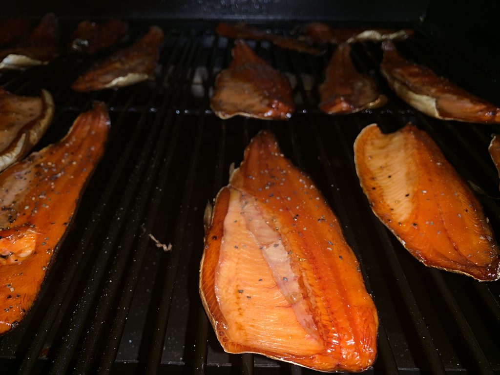 Smoking Kokanee on the pellet Grill 360 Fishing